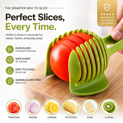 Kitchen Fruit & Vegetable Slicing Guide