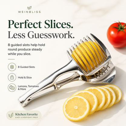 Kitchen Fruit & Vegetable Slicing Guide